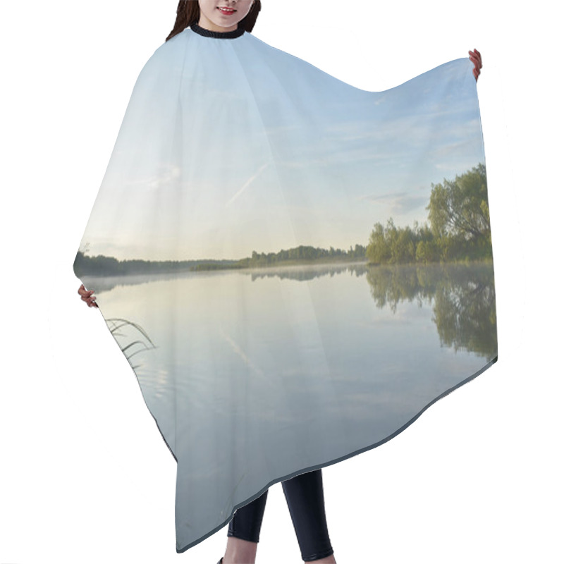 Personality  Big River Quiet Summer Morning Hair Cutting Cape