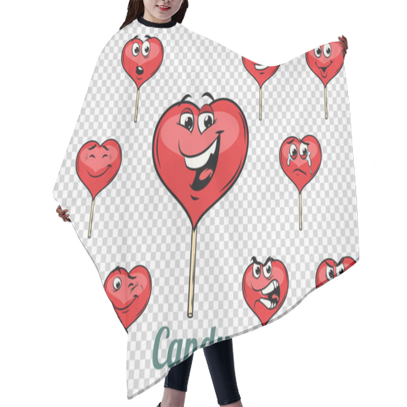 Personality  Emotions Characters Collection Set Hair Cutting Cape