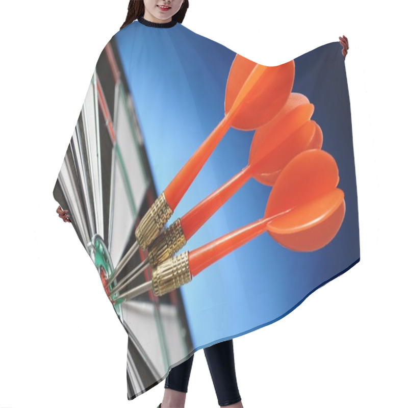 Personality  Arrows And Darts Target Hair Cutting Cape