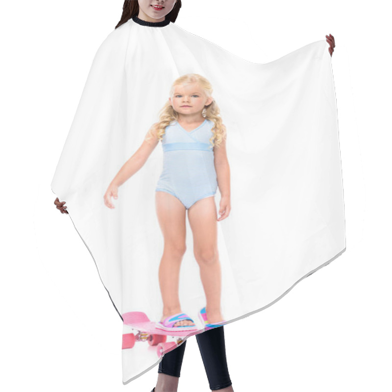 Personality  Child With Skateboard  Hair Cutting Cape