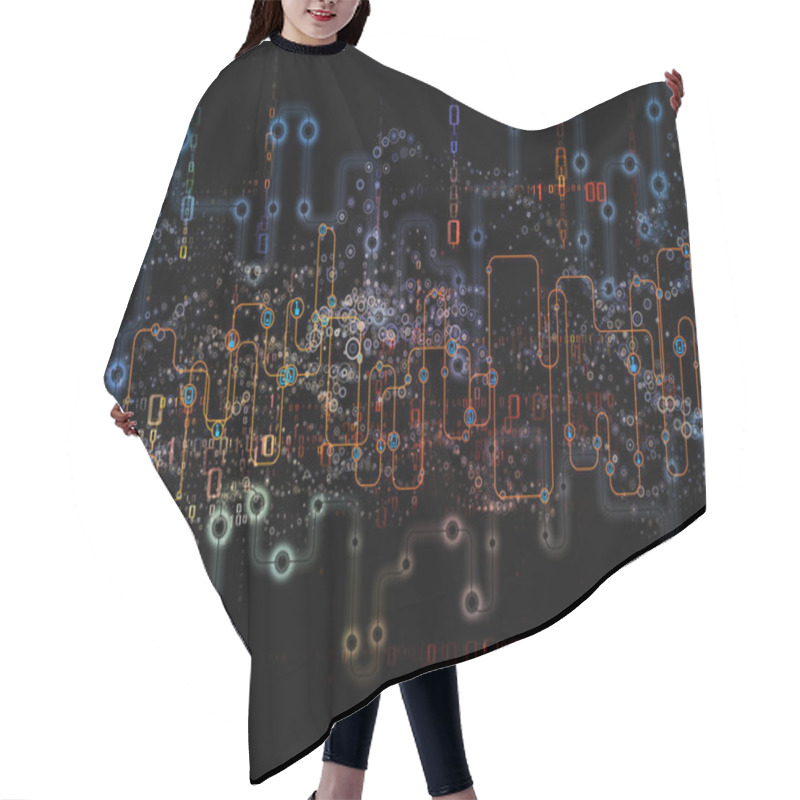 Personality  Virtualization Of Data Transfers Hair Cutting Cape