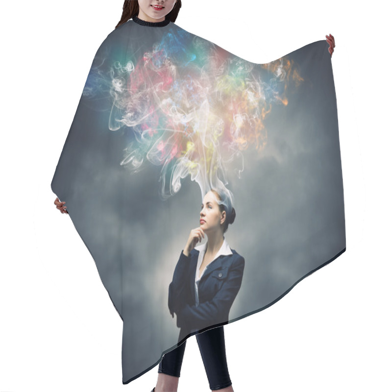 Personality  Creative Thinking Hair Cutting Cape