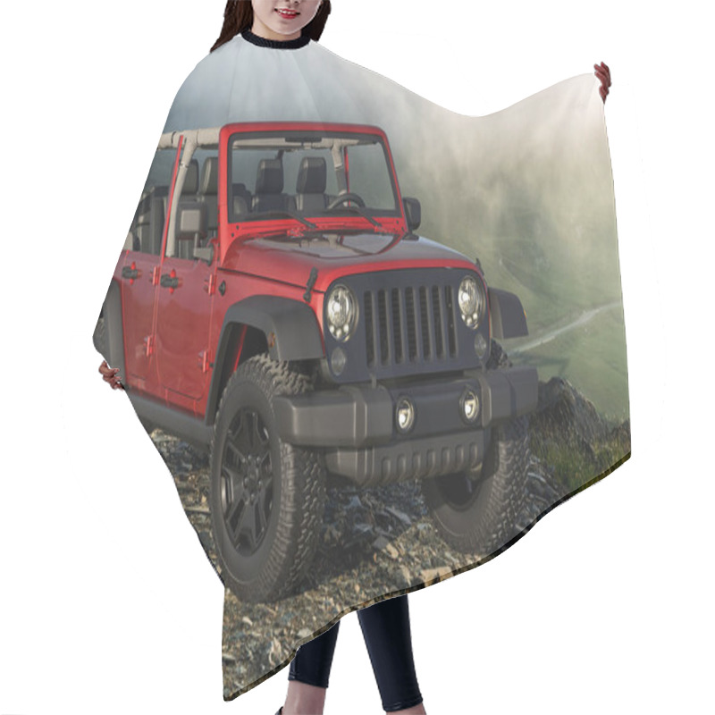 Personality  Jeep Wrangler Willys Wheeler Edition Hair Cutting Cape