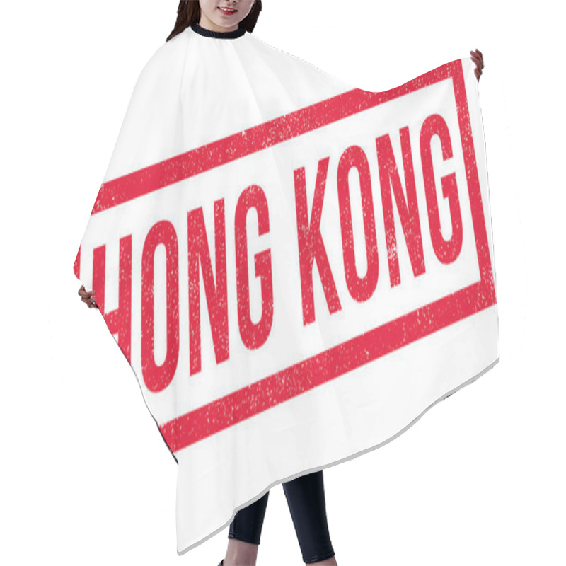 Personality  Hong Kong Rubber Stamp Hair Cutting Cape