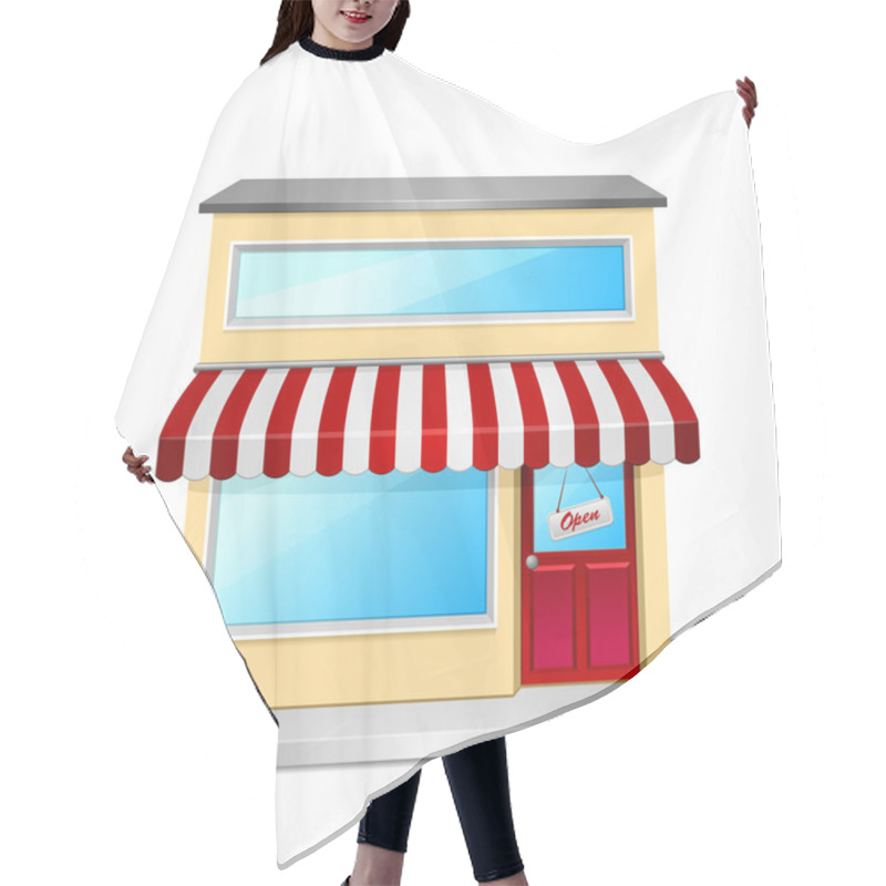 Personality  Store Front Hair Cutting Cape