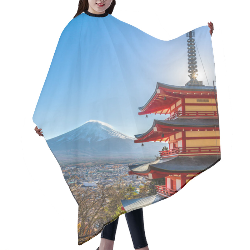 Personality  Mount Fuji, Japan. Hair Cutting Cape