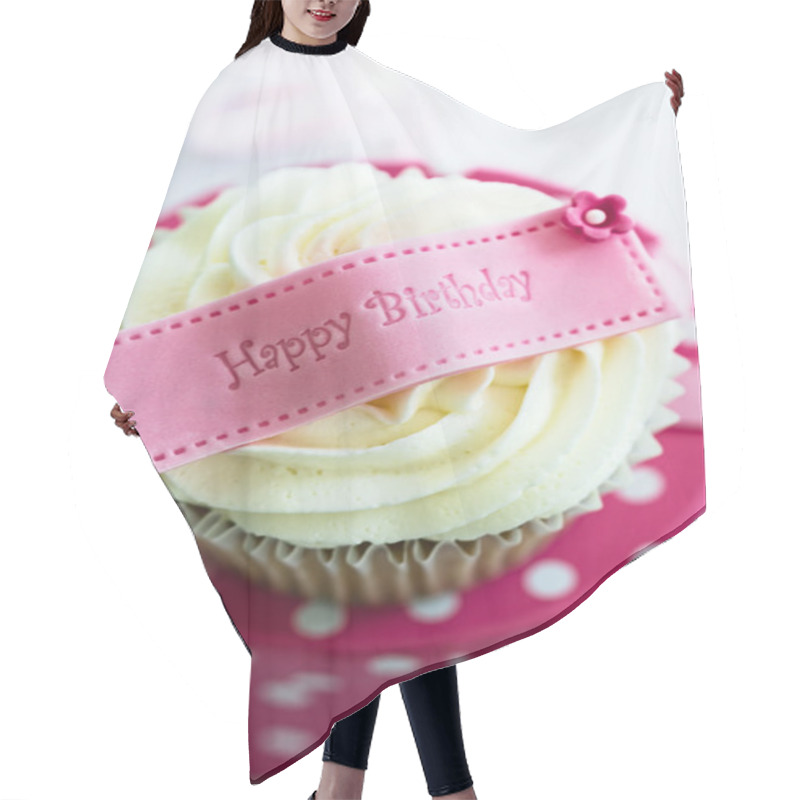 Personality  Happy Birthday Cupcake Hair Cutting Cape