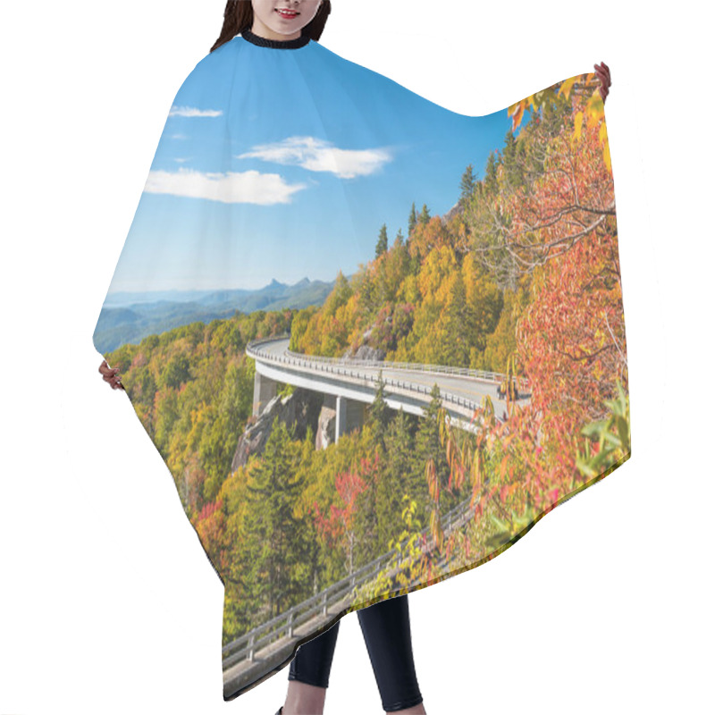 Personality  Linn Cove Viaduct, Grandfather Mountain, North Carolina, USA. Hair Cutting Cape