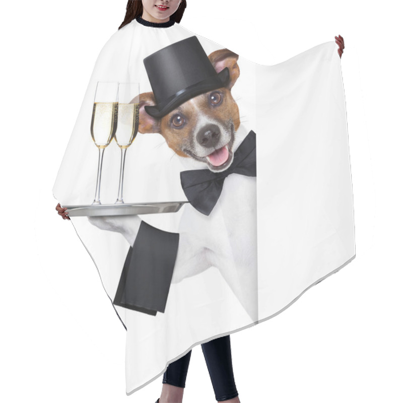 Personality  Dog Toasting Hair Cutting Cape