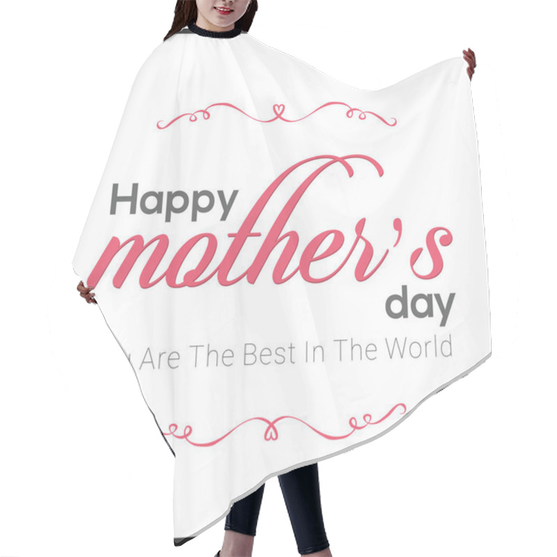 Personality  Mothers Day Postcard  Hair Cutting Cape