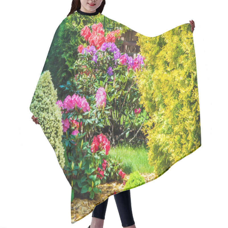 Personality  Garden And Flowers Hair Cutting Cape