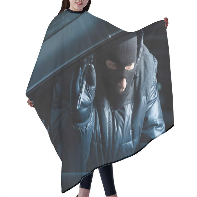 Personality  Car Robber At Night Hair Cutting Cape