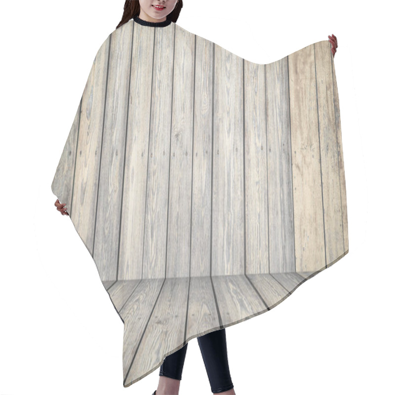 Personality  Old Wooden Background Hair Cutting Cape