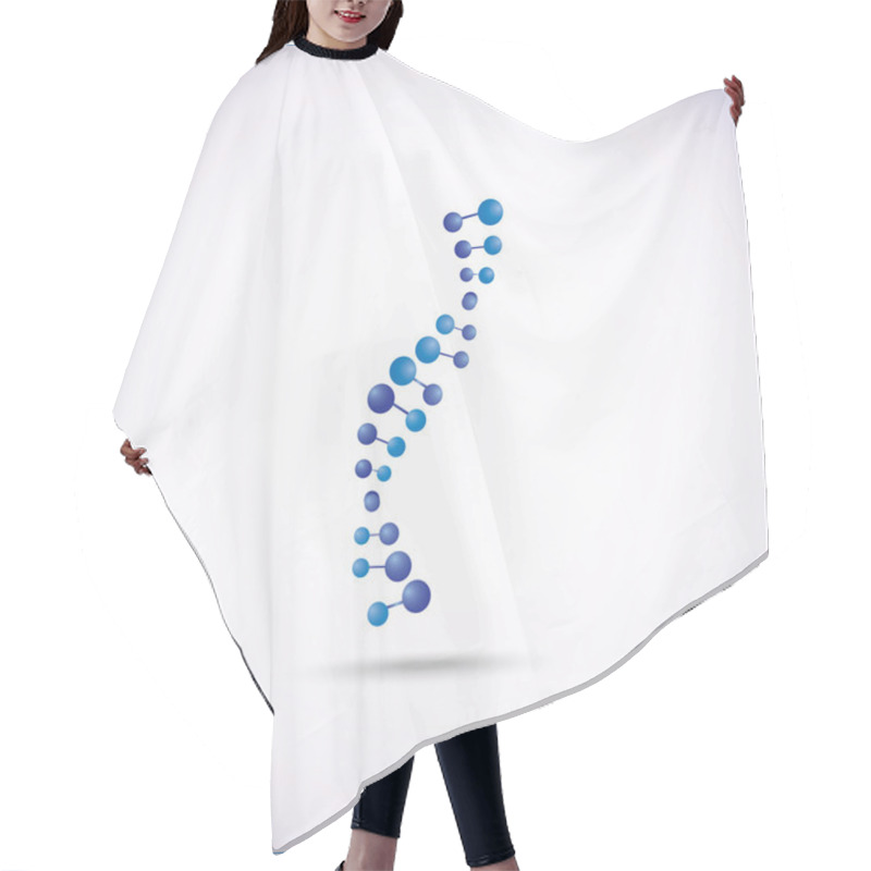 Personality  DNA And Molecule Symbols Hair Cutting Cape