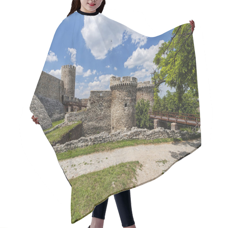 Personality  Old Fortress Wall And Nature Hair Cutting Cape