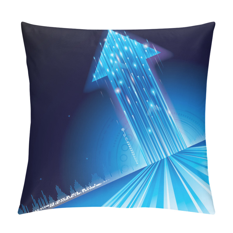 Personality  Growth Technology Arrow Pillow Covers