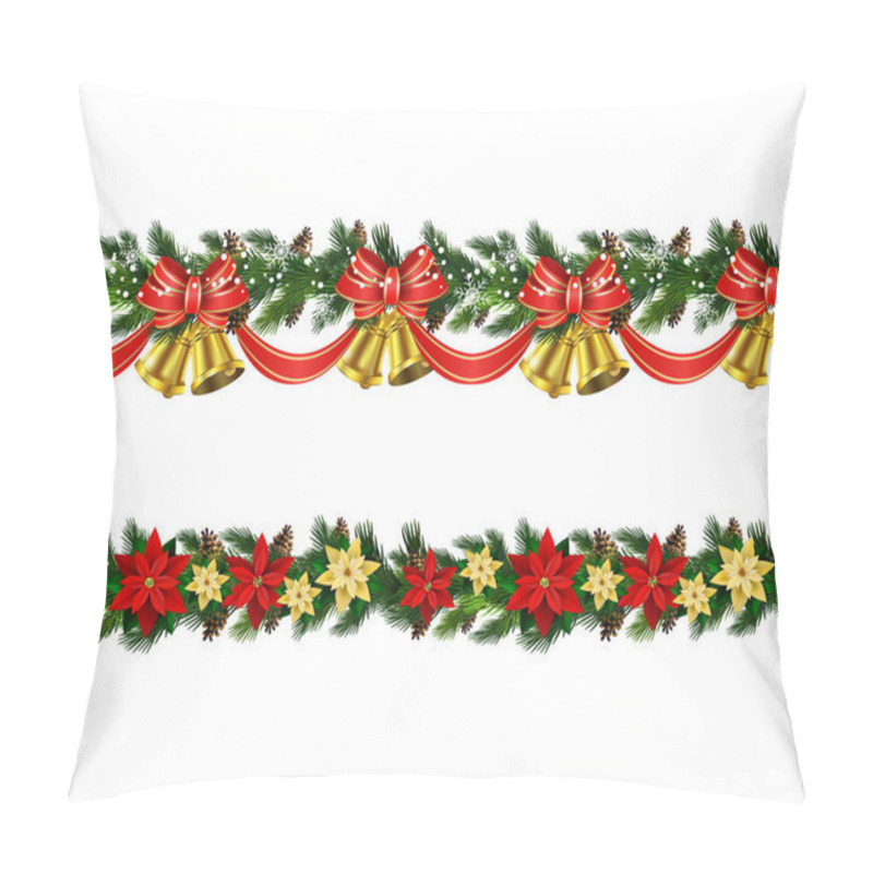 Personality  Vector Christmas Border Pillow Covers