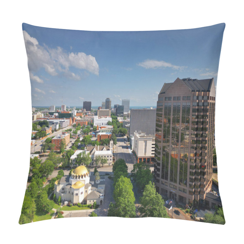 Personality  Columbia, South Carolina, USA Downtown Cityscape In The Afternoon. Pillow Covers