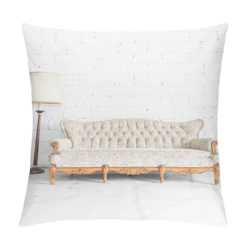 Personality  Sofa With Lamp Pillow Covers