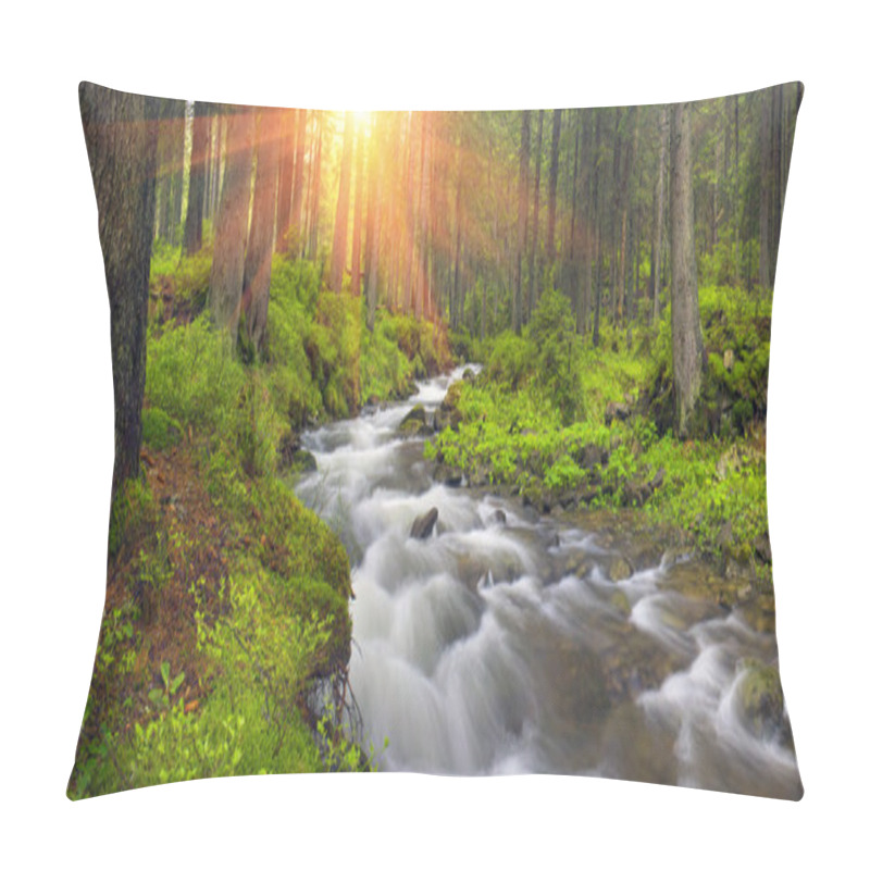 Personality  Wild Forest  Creek Pillow Covers