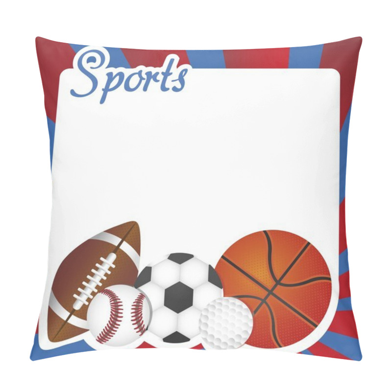 Personality  Sports Backgruond Pillow Covers