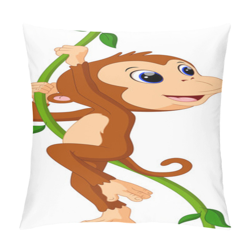 Personality  Funny Monkey Cartoon Pillow Covers