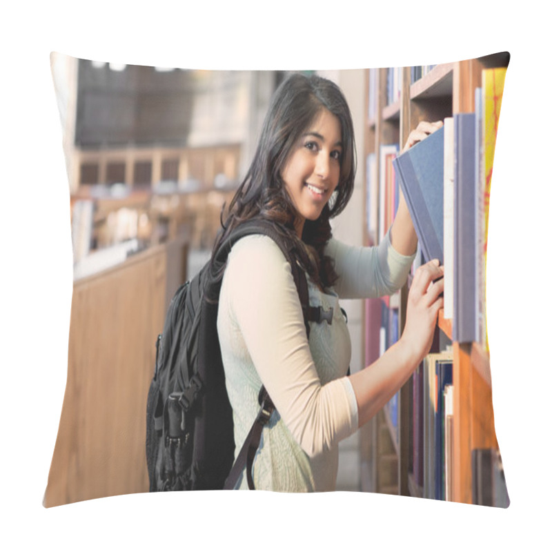 Personality  Asian Student In Library Pillow Covers