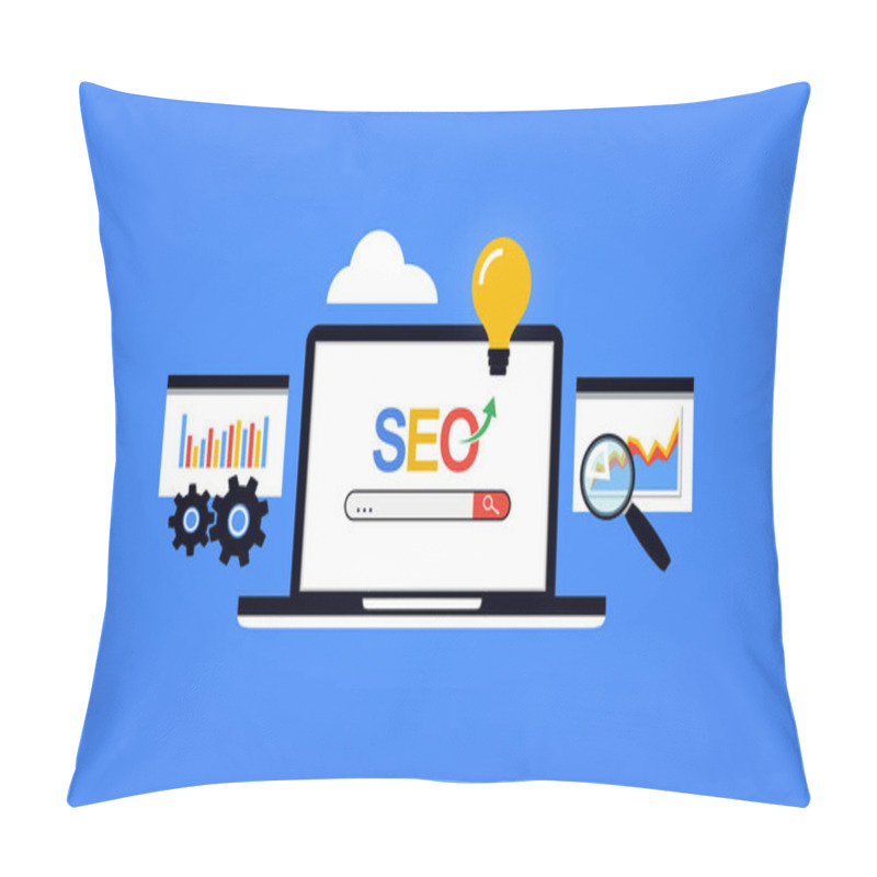 Personality  SEO - Search Engine Optimization - Concept  Pillow Covers