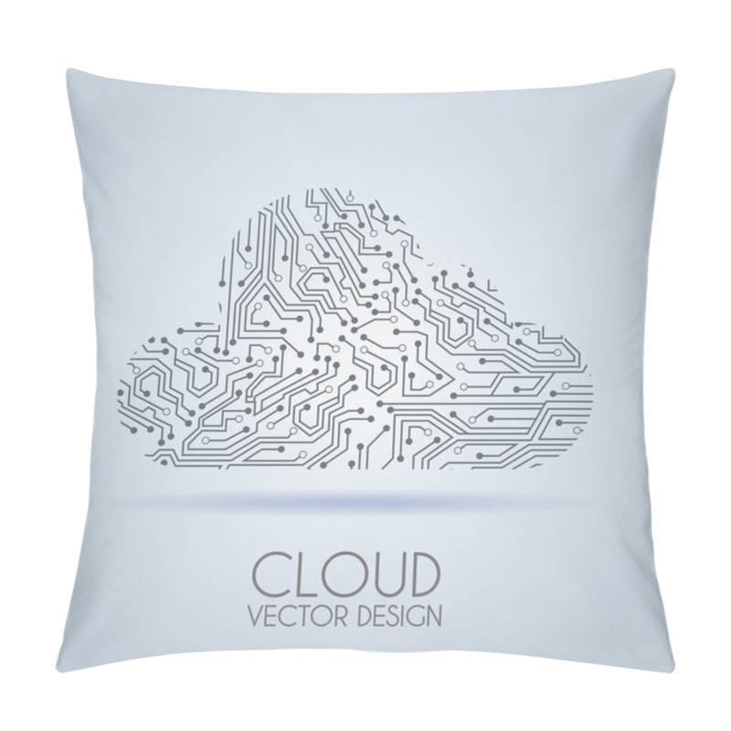 Personality  Cloud Circuit Pillow Covers