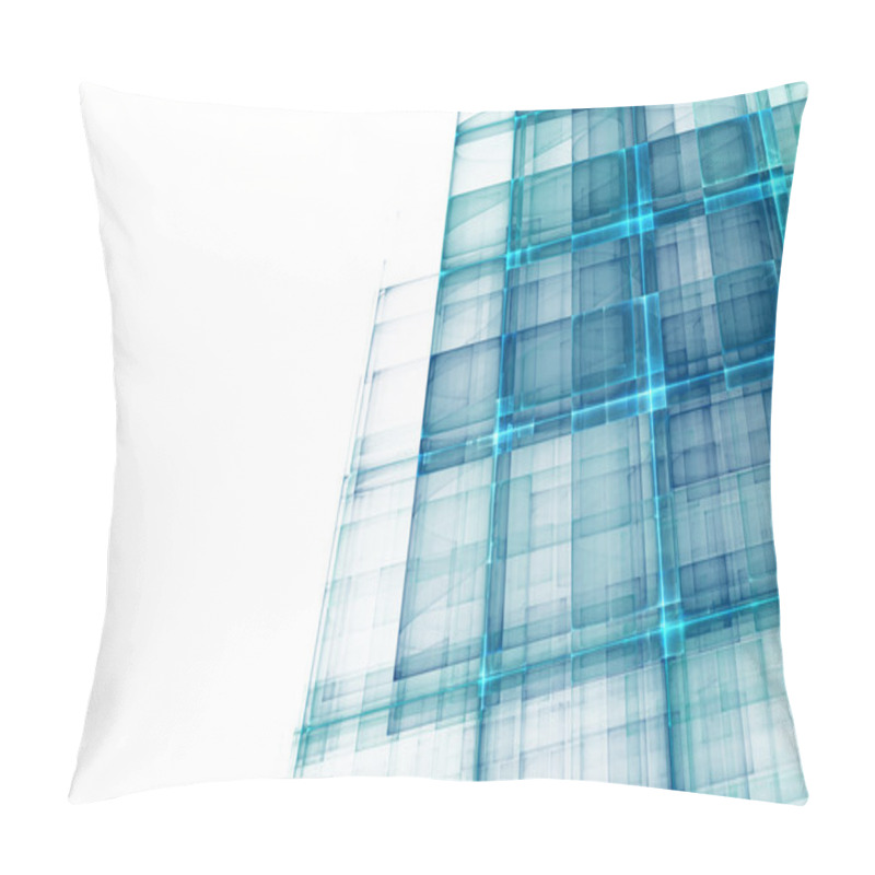 Personality  Abstract Business Science Or Technology Background Pillow Covers