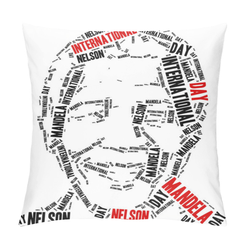 Personality  International Nelson Mandela Day Celebrated On July 18. Pillow Covers