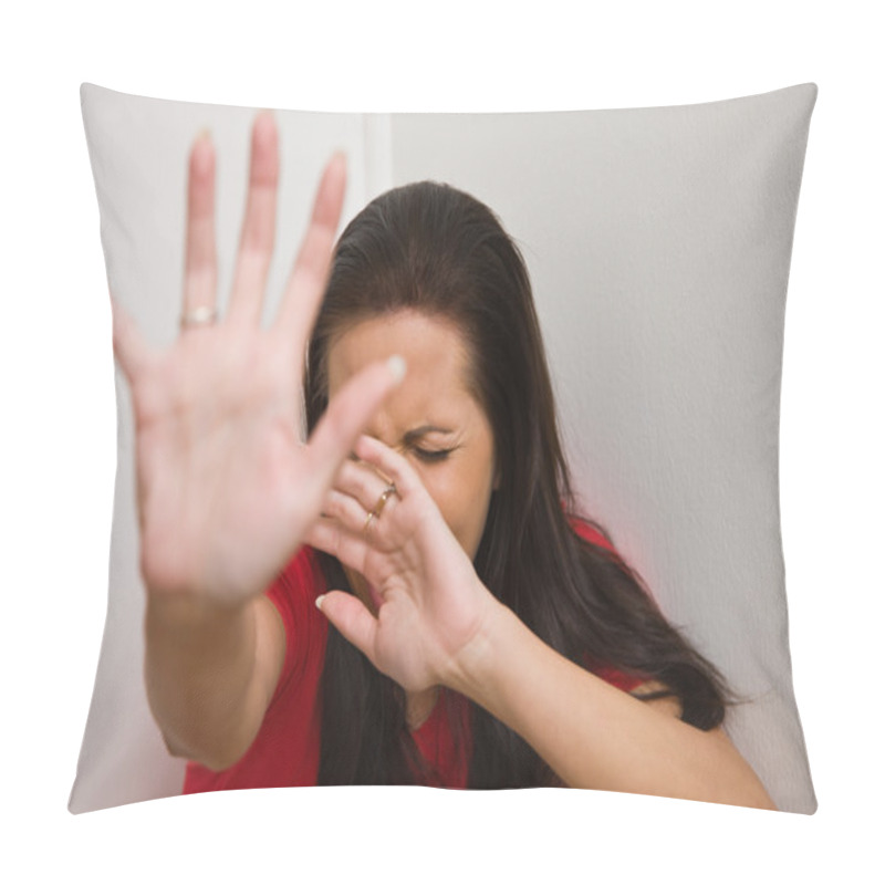 Personality  Anxious Woman Pillow Covers