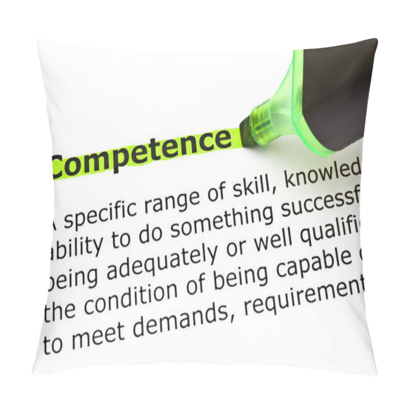 Personality  Competence Highlighted In Green Pillow Covers