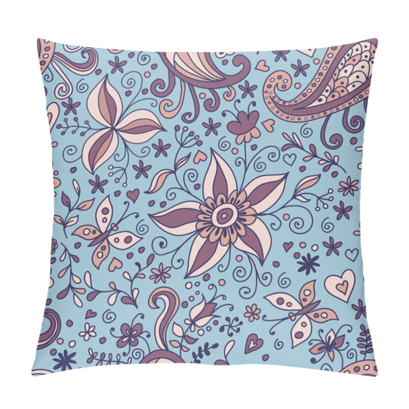 Personality  Floral Seamless Pattern Pillow Covers