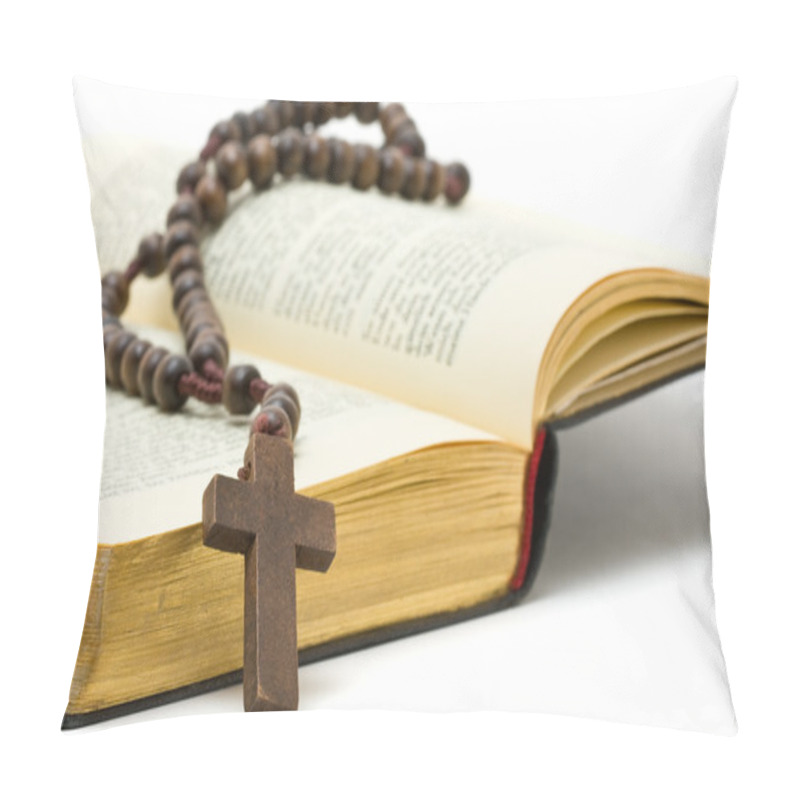 Personality  Rosary With Holy Bible Pillow Covers