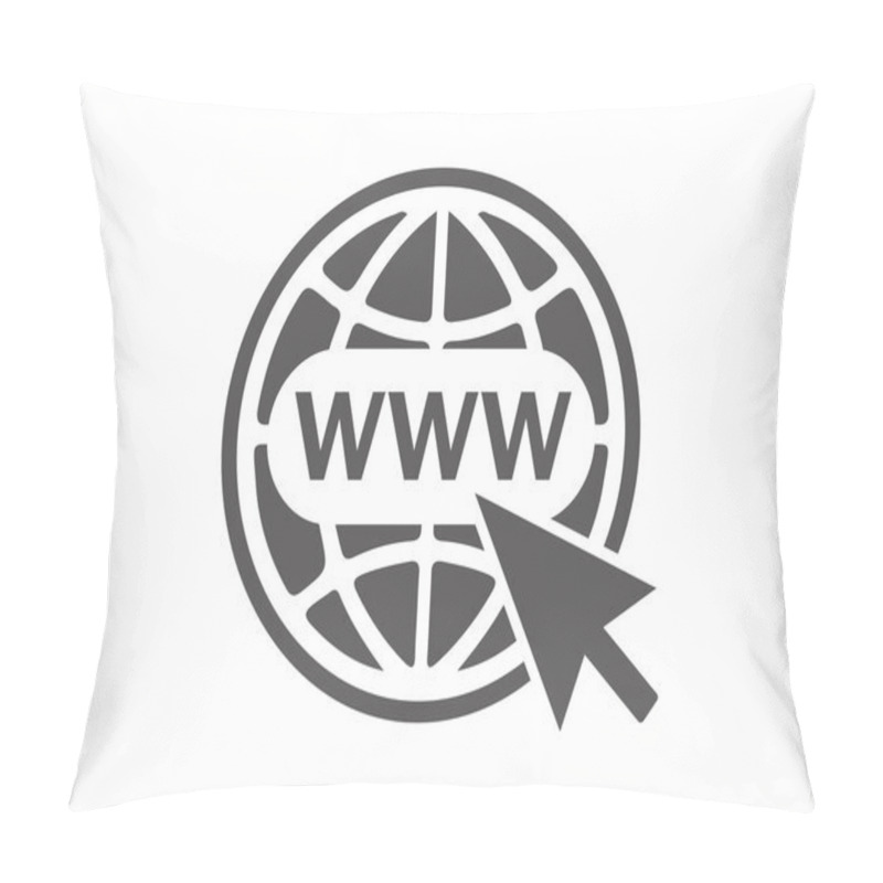 Personality  Website Icon Background Pillow Covers