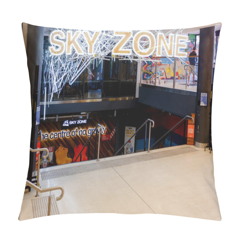 Personality  Sydney, Australia 2019-11-09 Entrance To SkyZone Trampoline Park. Pillow Covers