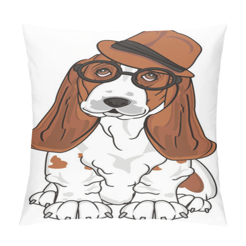 Personality  Cute Basset Hound Pillow Covers