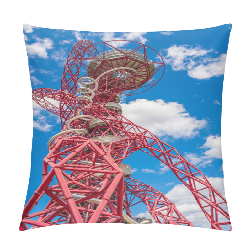 Personality  The ArcelorMittal Orbit By Anish Kapoor And Cecil Balmond In The Olympic Park, London UK Pillow Covers