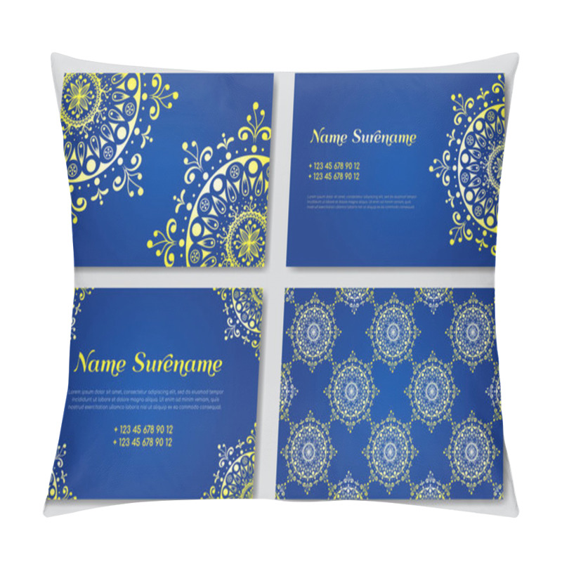 Personality  Business Card Template Pillow Covers