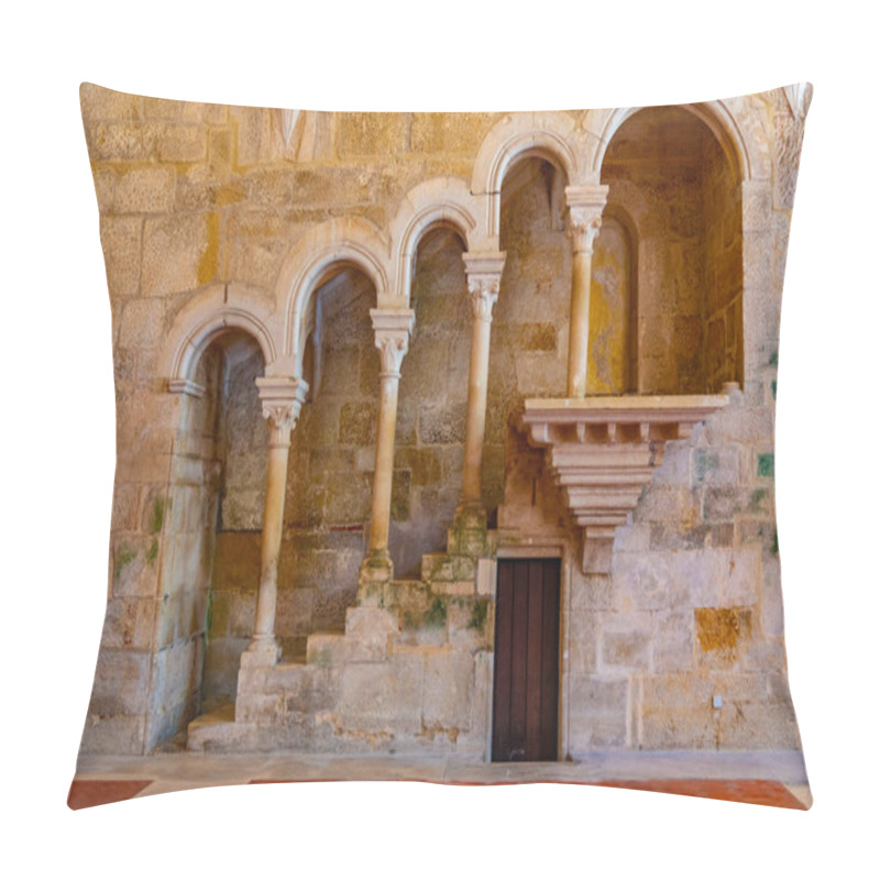 Personality  Chapter House At The Monastery Of Alcobaca In Portugal Pillow Covers