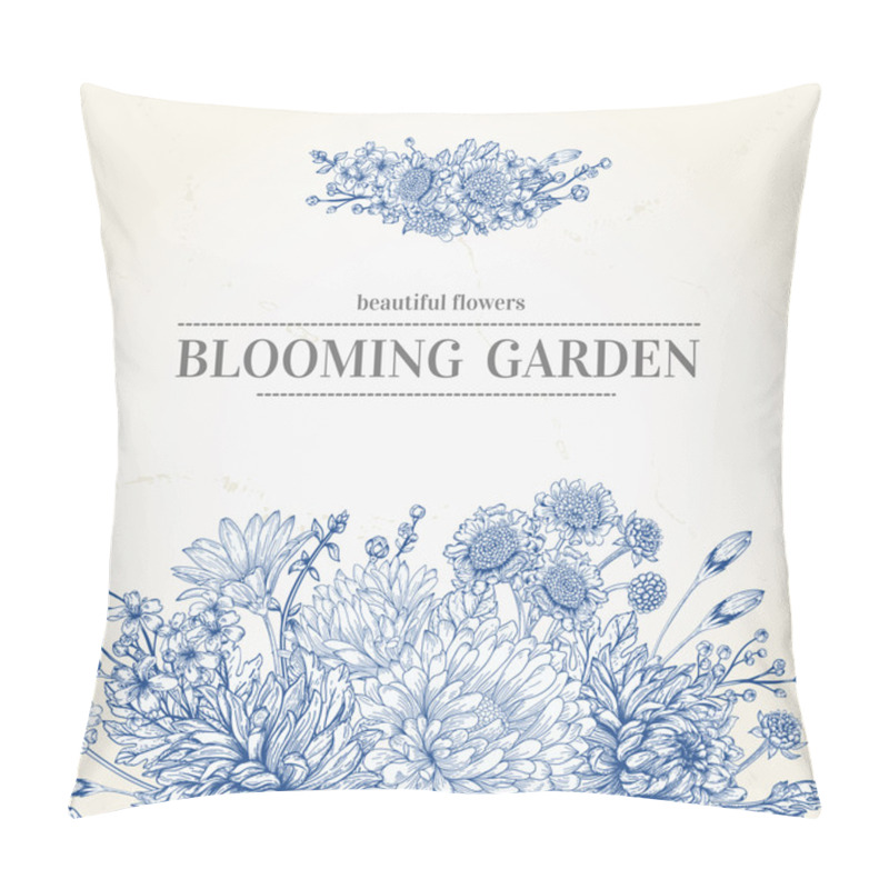 Personality  Bouquet Of Flowers Pillow Covers