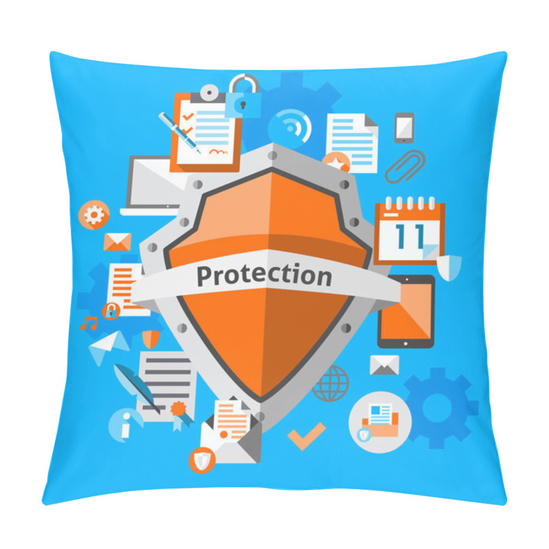 Personality  Data Protection Concept Pillow Covers