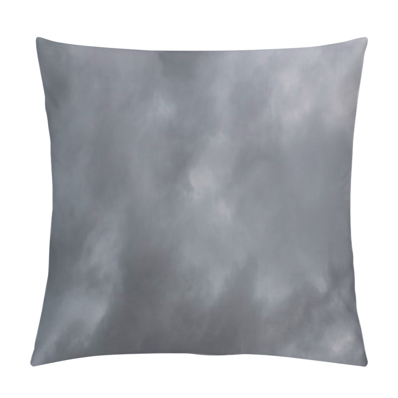 Personality  Overcast Sky Of Rain Clouds Forming In The Sky In Concept Of Climate,Poor Weather In The Daytime. Pillow Covers