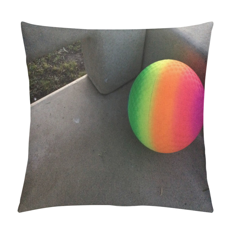 Personality  Modern Art Rainbow Sphere Geometric Shapes In Space Pillow Covers