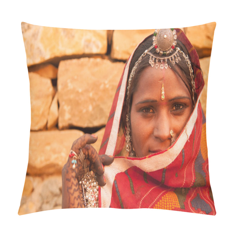 Personality  Secrecy Traditional Indian Girl Pillow Covers