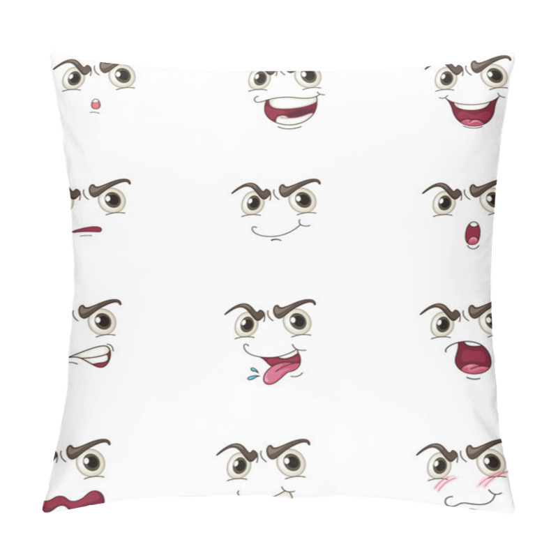 Personality  Faces Pillow Covers