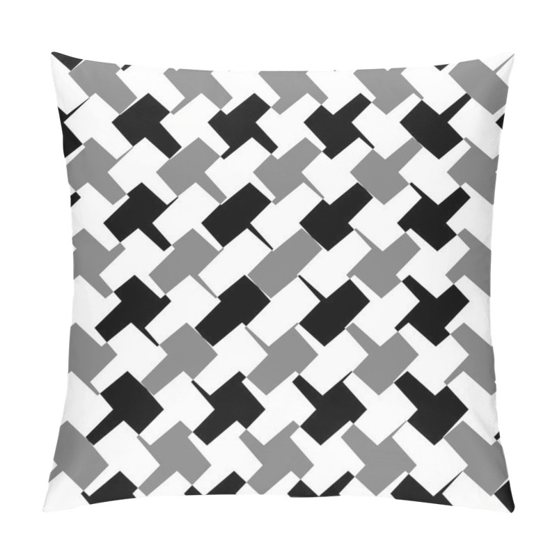 Personality  Abstract Geometric Monochrome Pattern  Pillow Covers