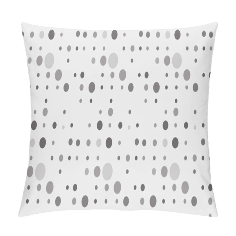 Personality  Abstract Gray Circle Pattern Vector Illustration Pillow Covers