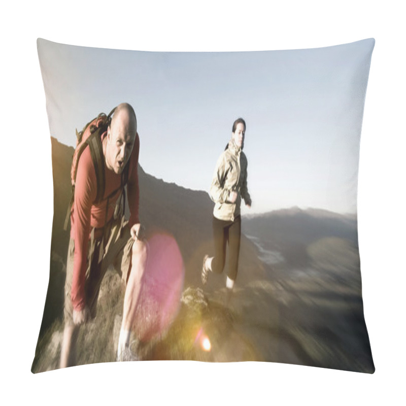 Personality  Extreme Athletes Exercising Concept Pillow Covers